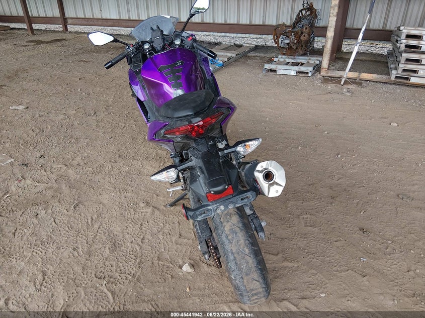 2025 Kawasaki Ex500 H VIN: ML5EXGH15SDA62090 Lot: 45441942