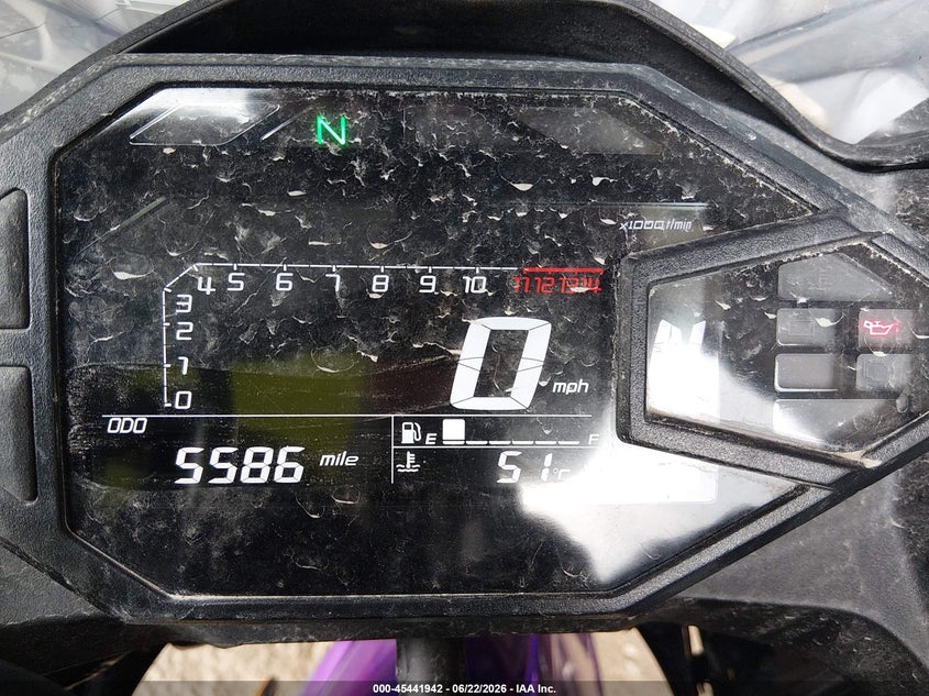 2025 Kawasaki Ex500 H VIN: ML5EXGH15SDA62090 Lot: 45441942