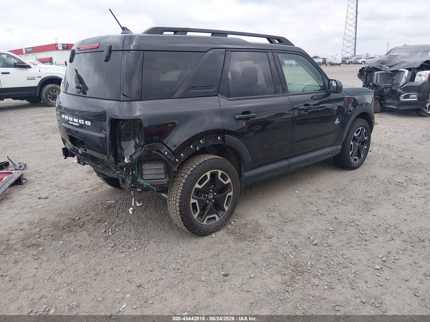 Vin: 3fmcr9c63prd64720, lot: 45940127, ford bronco sport outer banks 20234