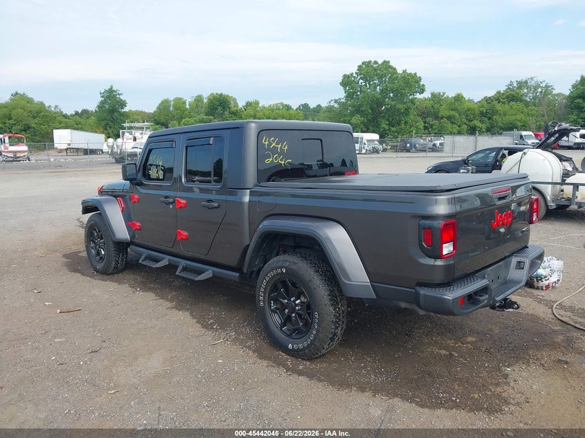 Vin: 1c6hjtagxml517296, lot: 45940155, jeep gladiator willys 4x4 20213