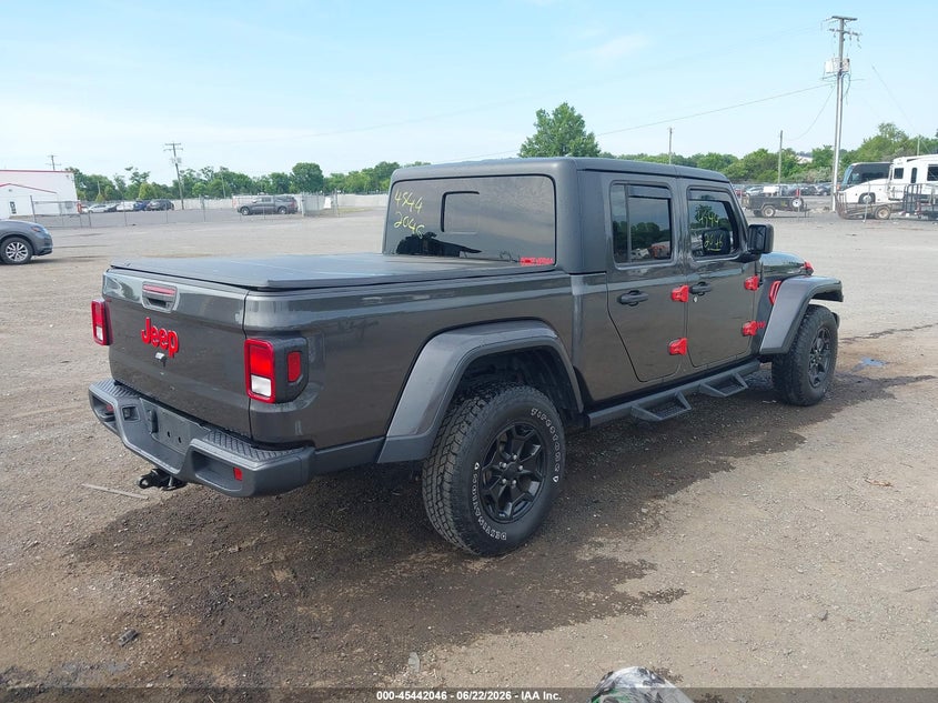 Vin: 1c6hjtagxml517296, lot: 45940155, jeep gladiator willys 4x4 20214