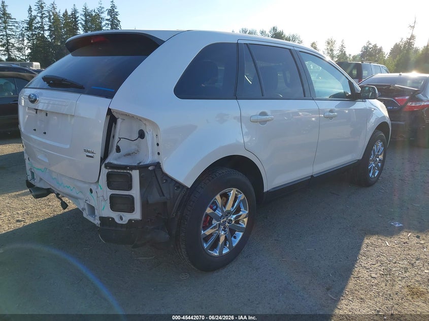 Vin: 2fmdk4jc3dbb67304, lot: 45940179, ford edge sel 20134