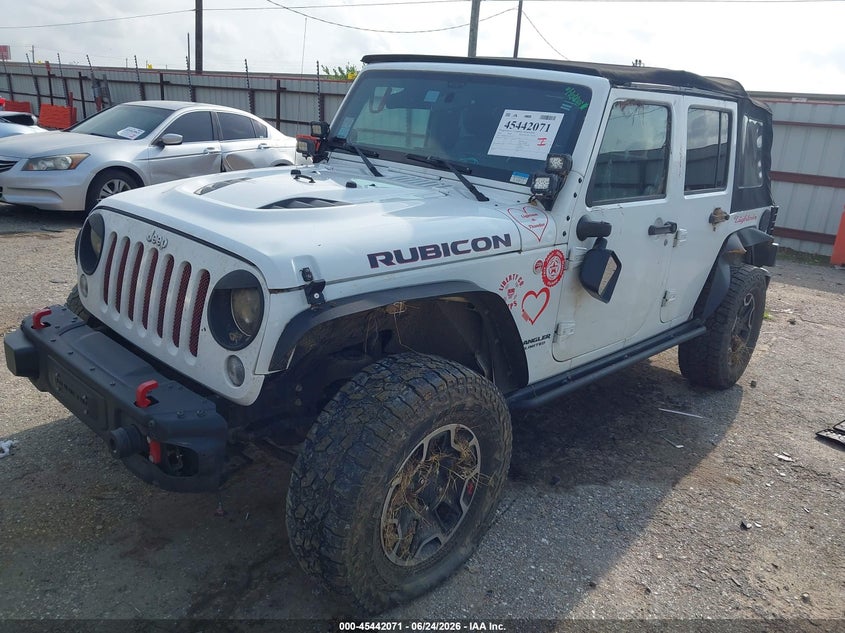 2016 Jeep Wrangler, Front End, IAAI, VIN 1C4BJWFGXGL216332 — photo 2