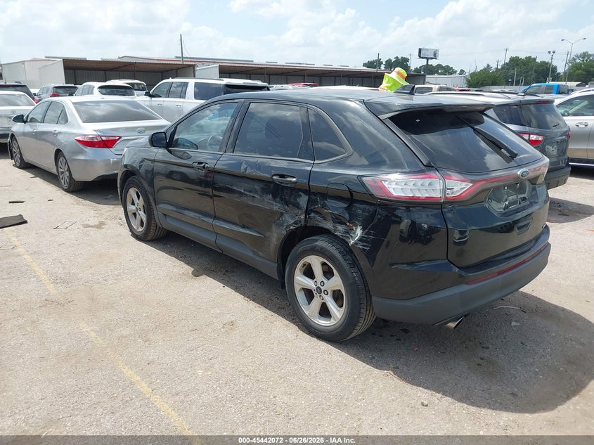Vin: 2fmtk3g95fbc19732, lot: 45940181, ford edge se 20153
