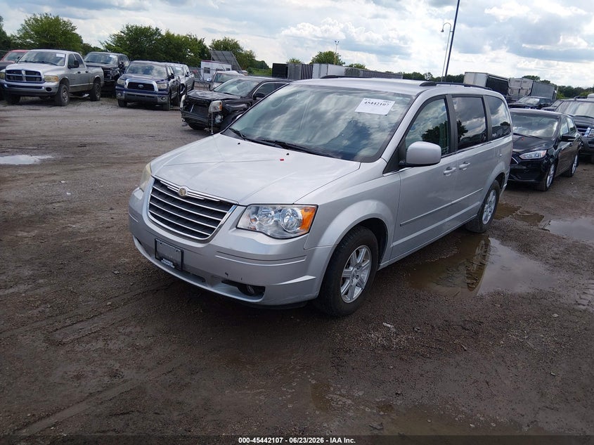 Vin: 2a4rr8dx9ar344981, lot: 45940216, chrysler town & country touring plus 20102