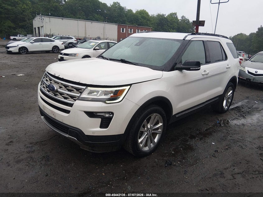 Vin: 1fm5k8d83jga65296, lot: 45940244, ford explorer xlt 20182