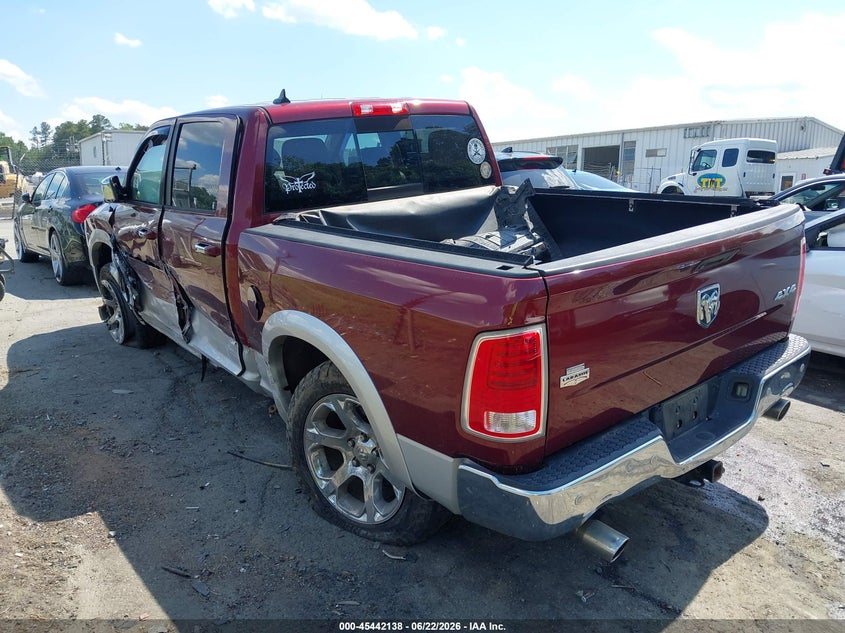 Vin: 1c6rr7nm7gs187938, lot: 45940247, ram 1500 laramie 20163