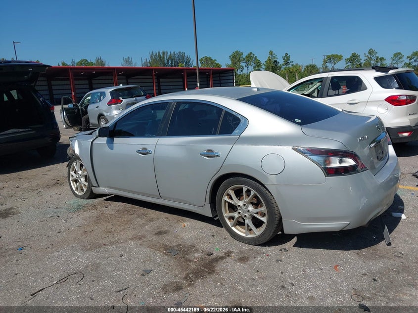 Vin: 1n4aa5ap3cc844049, lot: 45940298, nissan maxima 3.5 sv 20123