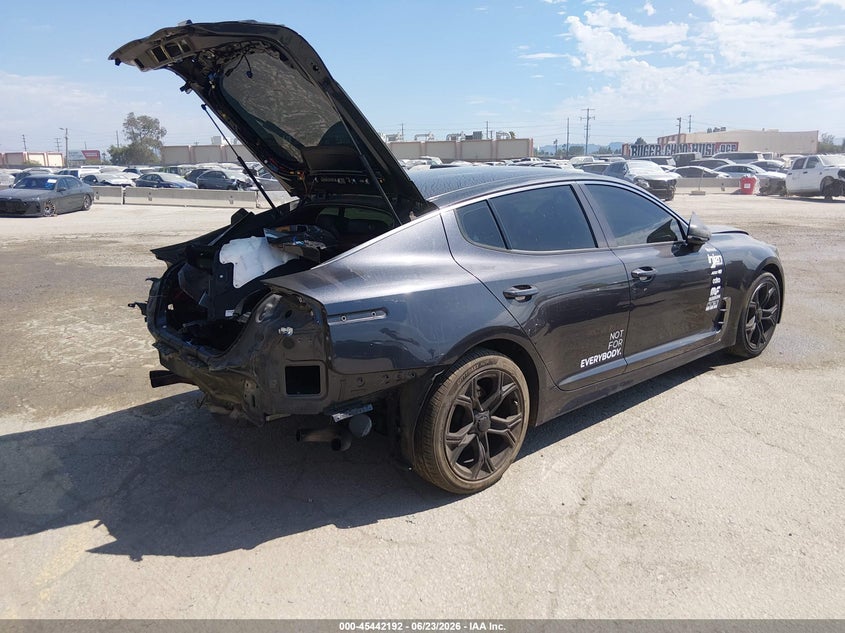 Vin: knae15la2l6082834, lot: 45940301, kia stinger gt-line 20204