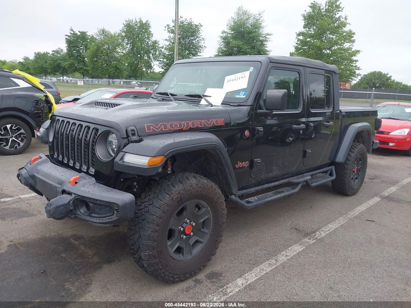 Vin: 1c6jjteg1ll203689, lot: 45940302, jeep gladiator mojave 4x4 20202