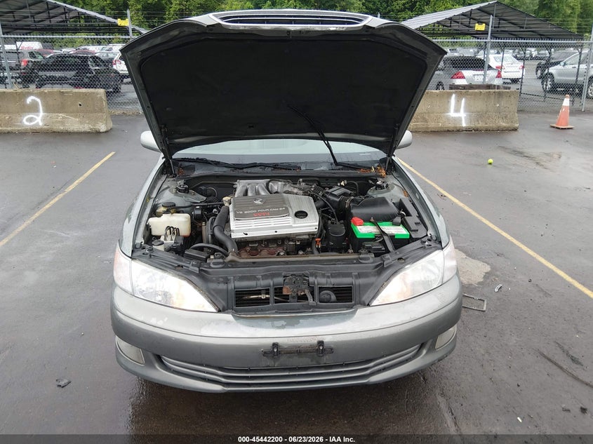 LEXUS ES 300 2000 VIN JT8BF28G4Y0263073