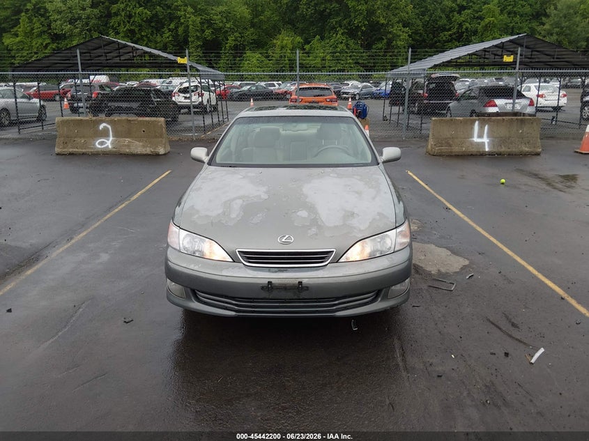 LEXUS ES 300 2000 VIN JT8BF28G4Y0263073