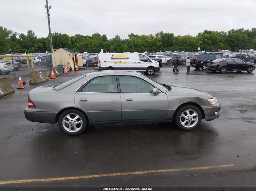 LEXUS ES 300 2000 VIN JT8BF28G4Y0263073