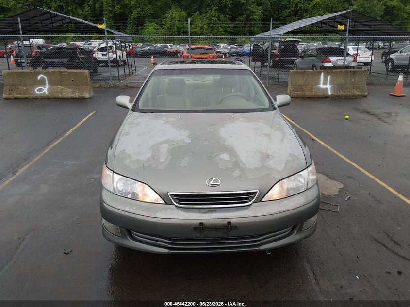 LEXUS ES 300 2000 VIN JT8BF28G4Y0263073