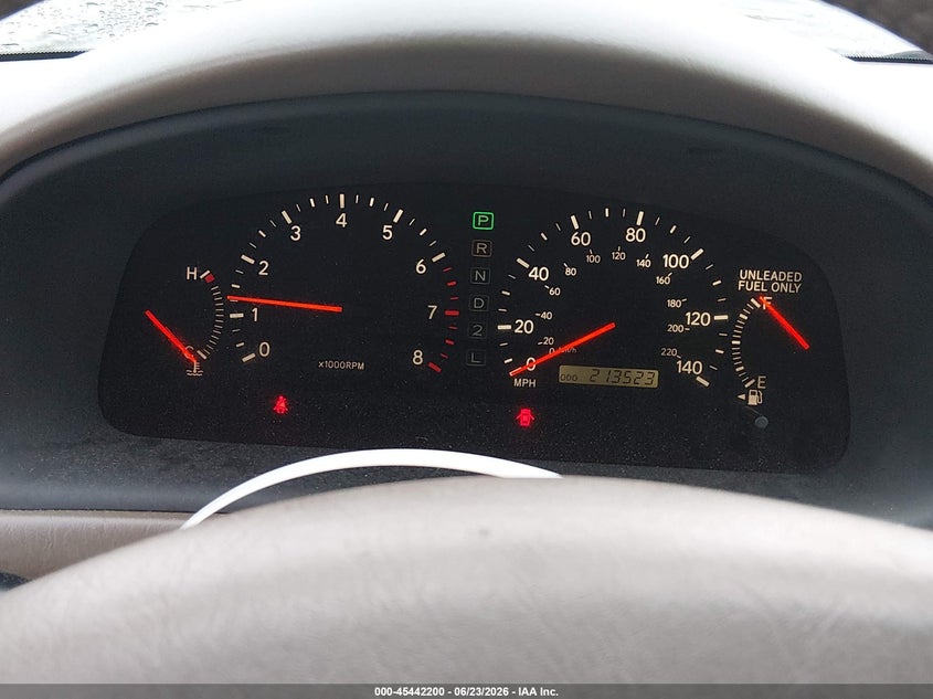 LEXUS ES 300 2000 VIN JT8BF28G4Y0263073