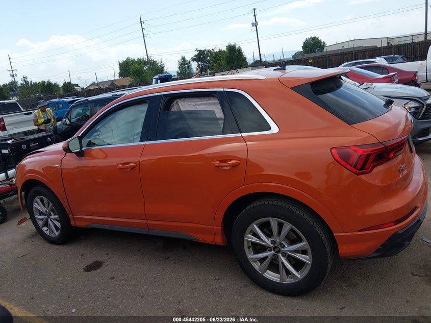 2022 Audi Q3 Premium 45 Tfsi S Line Quattro Tiptronic VIN: WA1DECF36N1149871 Lot: 45442205