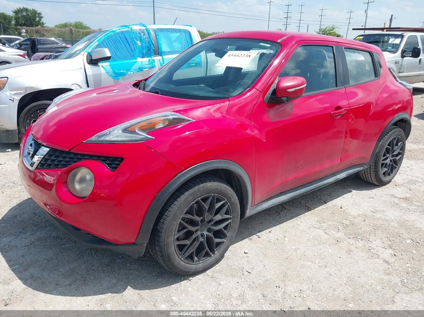 Vin: jn8af5mr9ft511582, lot: 45940347, nissan juke s 20152