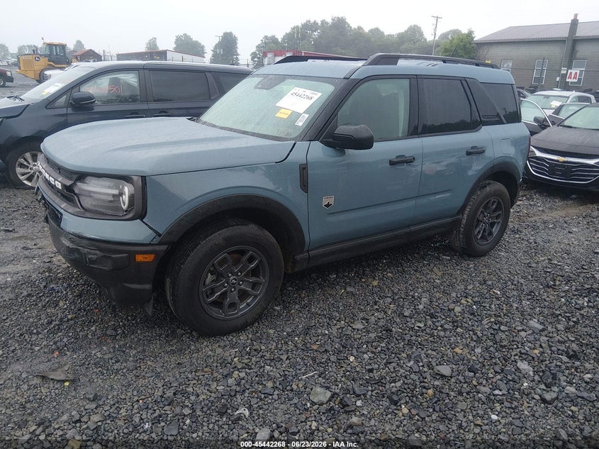 Vin: 3fmcr9b64pre32797, lot: 45940377, ford bronco sport big bend 20232