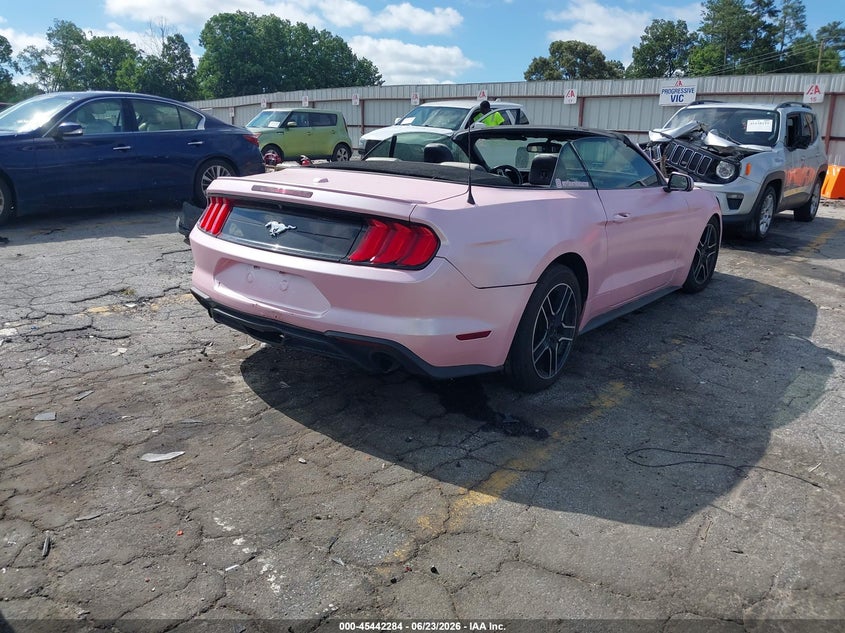 2018 FORD MUSTANG CABRIO 2.3L I4 FI DOHC 16V NF4
