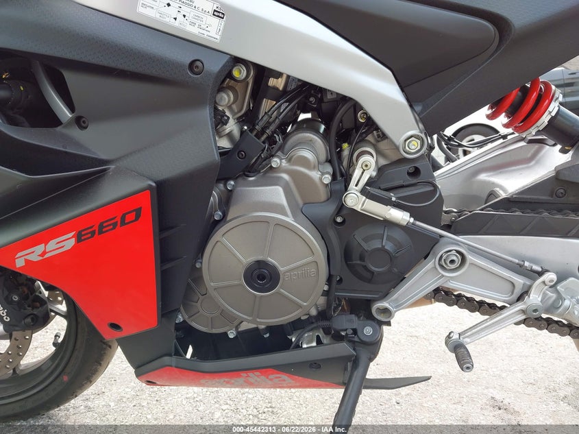 2025 Aprilia Rs 660 VIN: ZD4KSUG00SS003704 Lot: 45442313