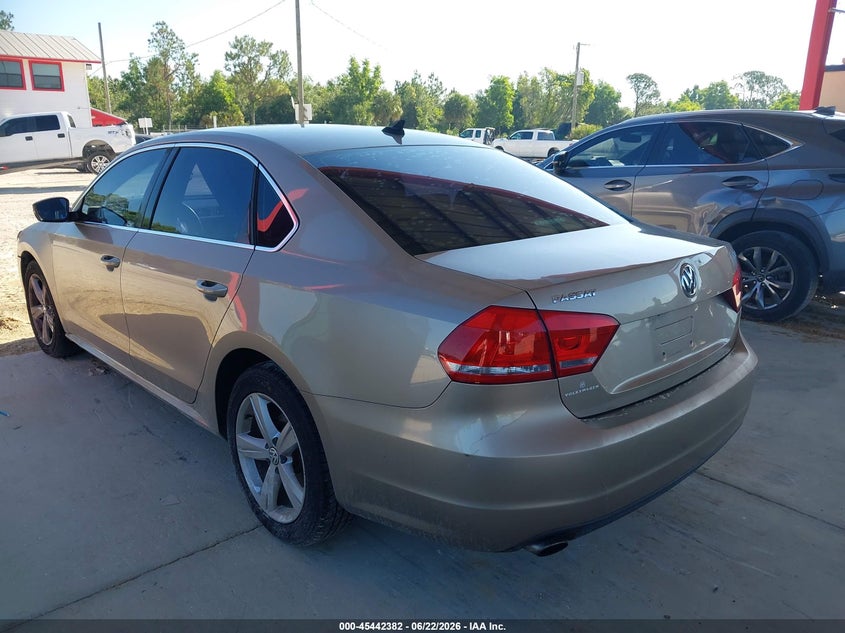 2015 VOLKSWAGEN PASSAT SEDAN 1.8L I-4 DI, DOHC, VVT, TURBO, 170HP