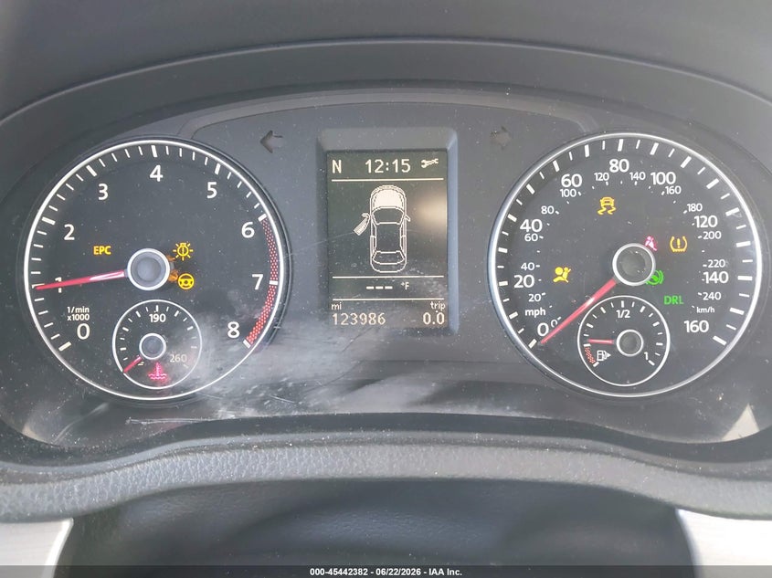 2015 VOLKSWAGEN PASSAT SEDAN 1.8L I-4 DI, DOHC, VVT, TURBO, 170HP