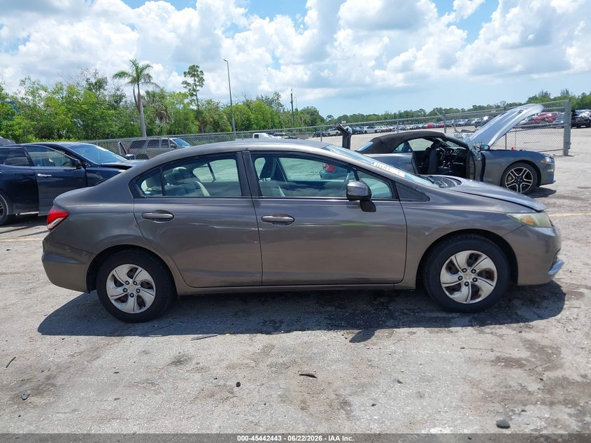 2013 HONDA CIVIC SEDAN 1.8L I-4 VVT, 140HP