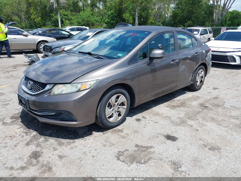 2013 HONDA CIVIC SEDAN 1.8L I-4 VVT, 140HP