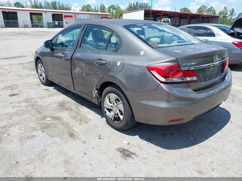 2013 HONDA CIVIC SEDAN 1.8L I-4 VVT, 140HP