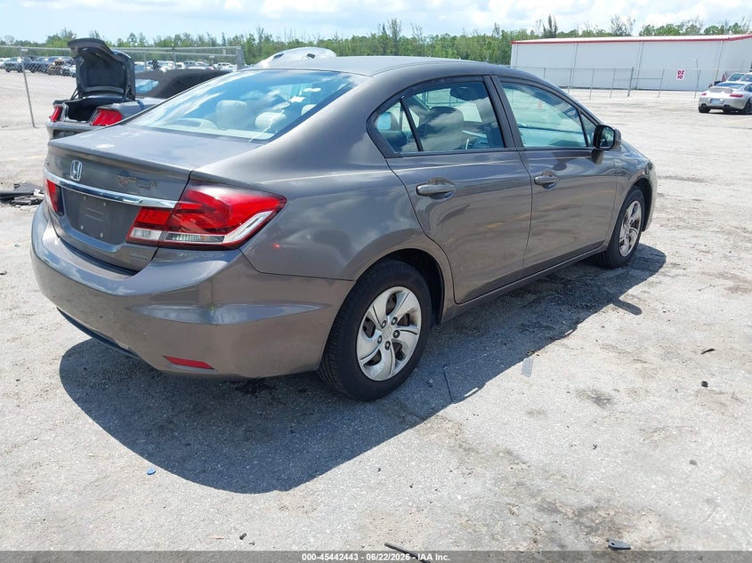 2013 HONDA CIVIC SEDAN 1.8L I-4 VVT, 140HP