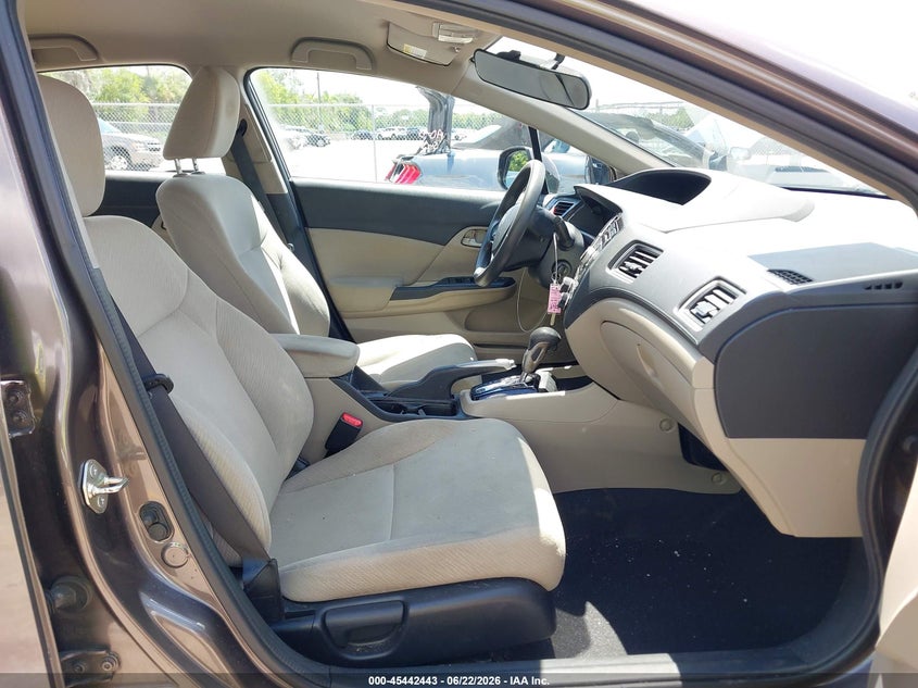 2013 HONDA CIVIC SEDAN 1.8L I-4 VVT, 140HP