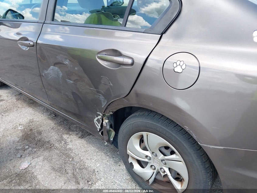 2013 HONDA CIVIC SEDAN 1.8L I-4 VVT, 140HP