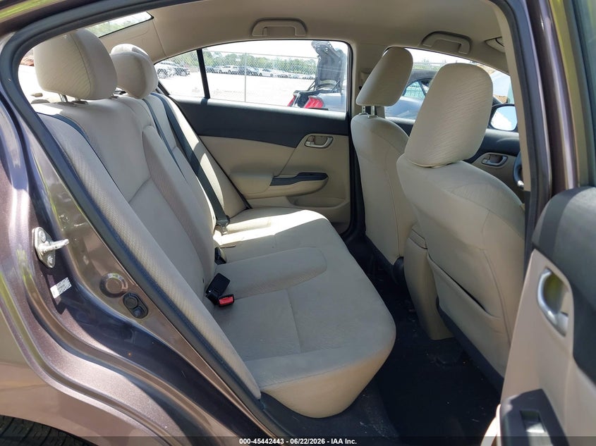 2013 HONDA CIVIC SEDAN 1.8L I-4 VVT, 140HP