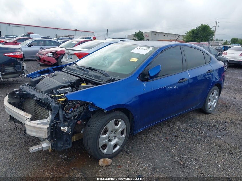 Vin: 1c3cdfaa4dd318041, lot: 45940575, dodge dart se 20132