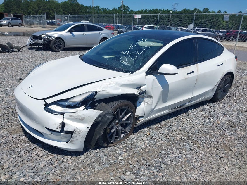 Vin: 5yj3e1eb8nf244390, lot: 45940584, tesla model 3 long range dual motor all-wheel drive 20222