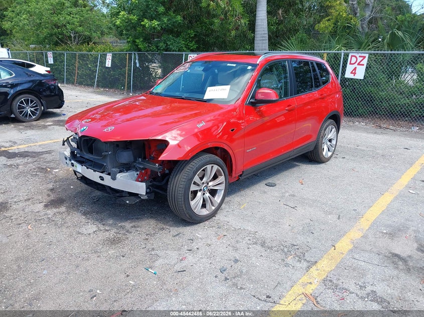Vin: 5uxwz7c53g0m83833, lot: 45940595, bmw x3 sdrive28i 20162