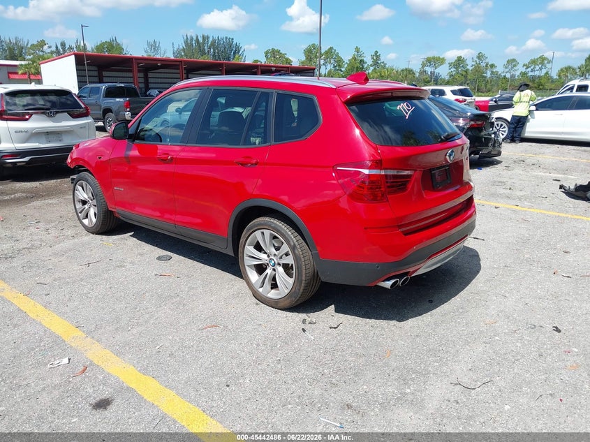 Vin: 5uxwz7c53g0m83833, lot: 45940595, bmw x3 sdrive28i 20163