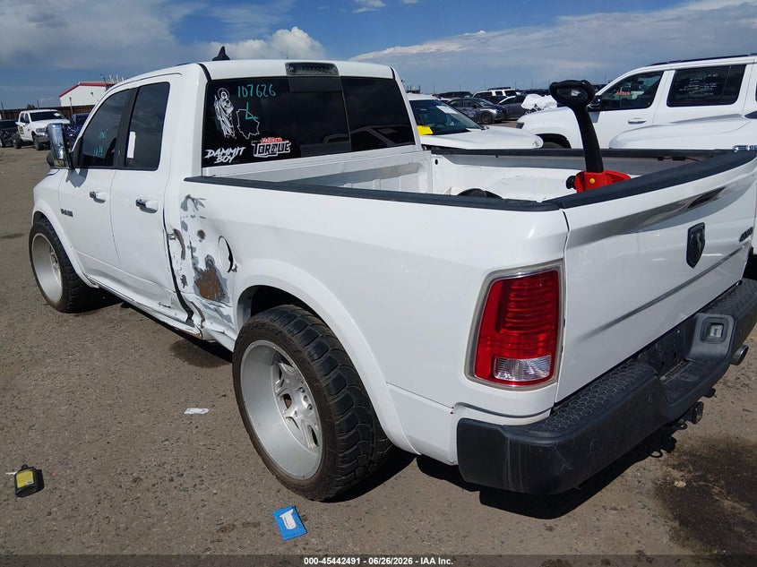 Vin: 1c6rr7jt3es107626, lot: 45940600, ram 1500 laramie 20143