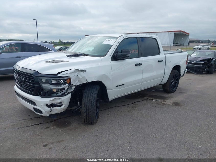 Vin: 1c6srfjt6pn622147, lot: 45940636, ram 1500 laramie  4x4 5'7 box 20232