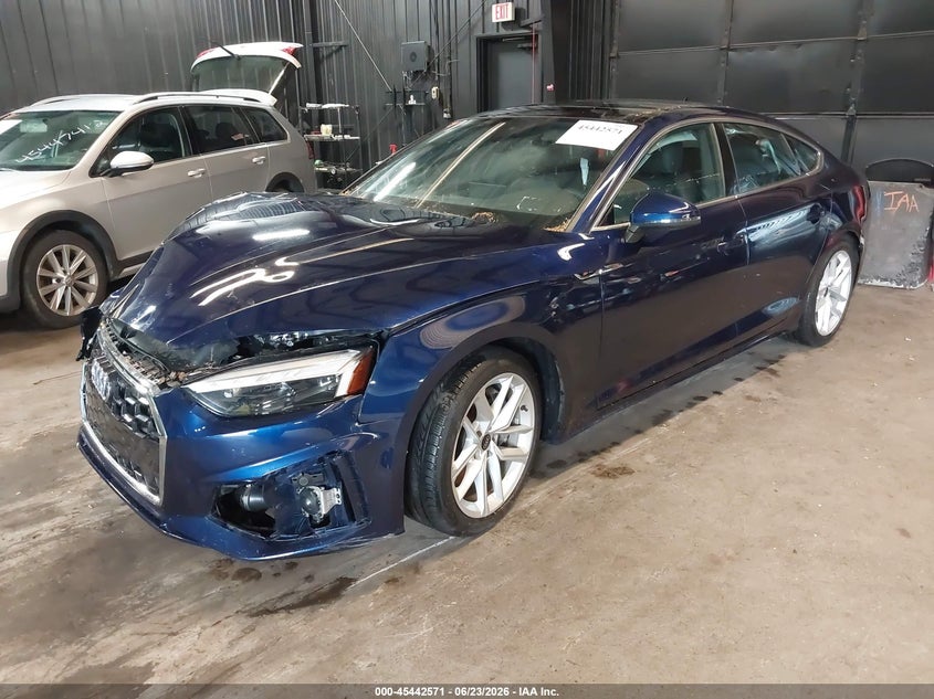 Vin: waufacf51ra065827, lot: 45940680, audi a5 sportback premium plus 45 tfsi quattro s tronic 20242