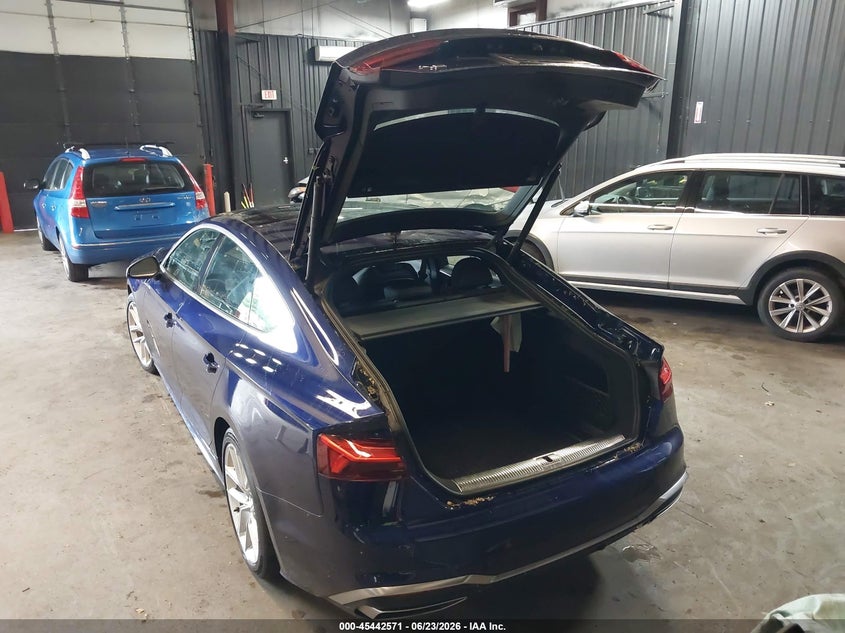 Vin: waufacf51ra065827, lot: 45940680, audi a5 sportback premium plus 45 tfsi quattro s tronic 20243