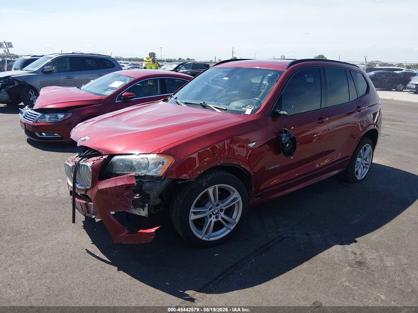 Vin: 5uxwx7c52dl980761, lot: 45940688, bmw x3 xdrive35i 20132