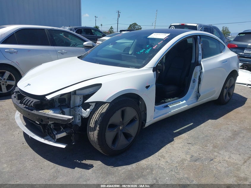 Vin: 5yj3e1ea6kf310096, lot: 45940707, tesla model 3 long range/mid range/standard range/standard range plus 20192