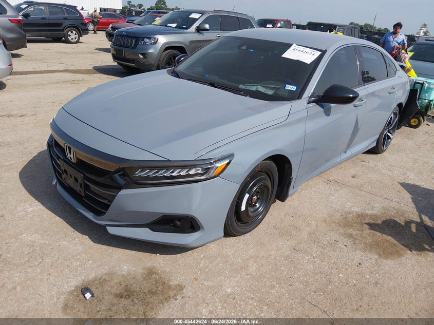 2021 HONDA ACCORD auction photo 2