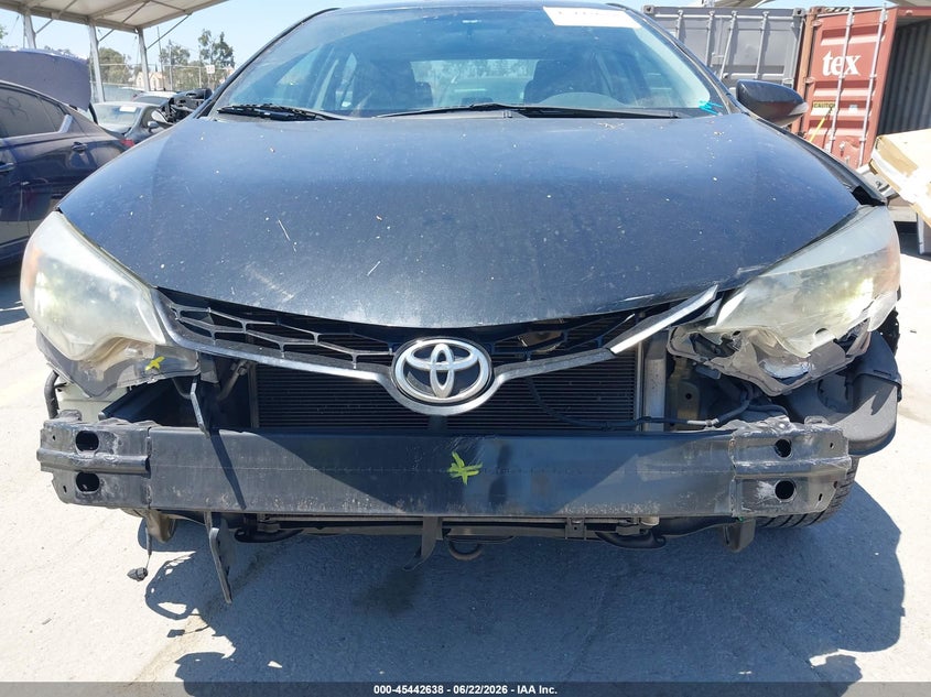 2014 TOYOTA COROLLA SEDAN 1.8L I-4 DOHC, VVT, 132HP