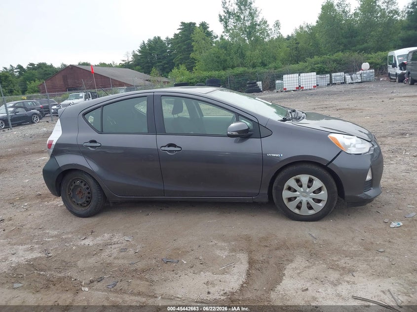 2012 Toyota Prius C Two VIN: JTDKDTB33C1512405 Lot: 45442663