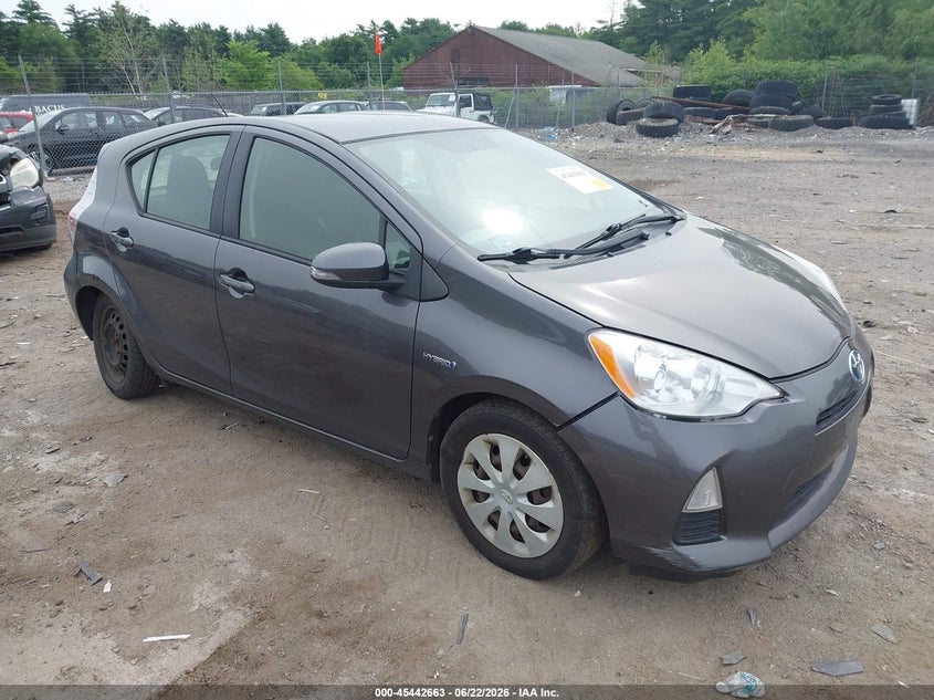 2012 TOYOTA PRIUS C auction photo 1