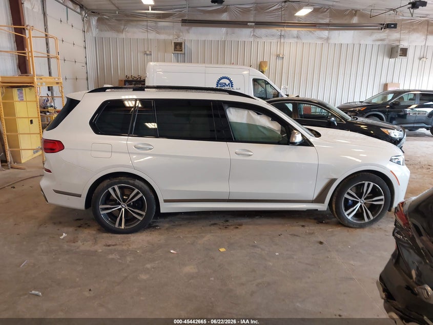 2022 BMW X7 M50I VIN: 5UXCX6C09N9M72027 Lot: 45442665