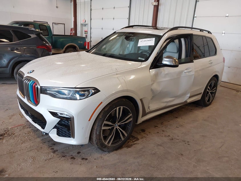 Vin: 5uxcx6c09n9m72027, lot: 45940774, bmw x7 m50i 20222