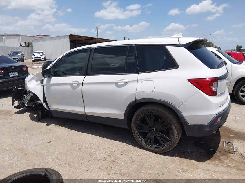 2021 Honda Passport 2Wd Sport VIN: 5FNYF7H21MB012875 Lot: 45442726